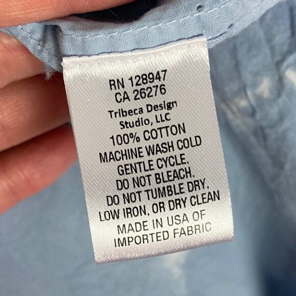 NEW‎ Nili Lotan Sky Blue Oversized Tunic Top Lagenlook Size Large Revolve Boho L - Picture 10 of 12